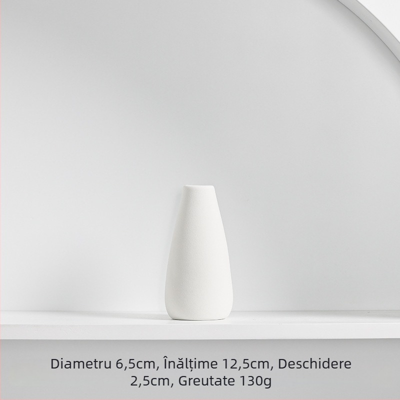 Vază ceramică Longli Porcelain – design modern minimalist pentru casă
