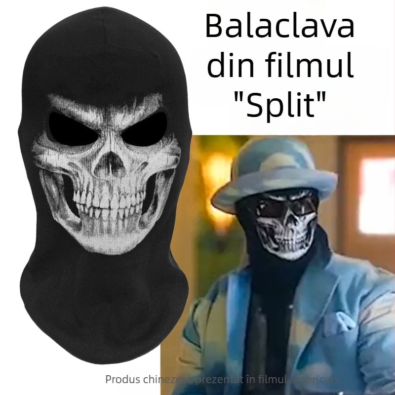 Căciulă cu craniu Grim Reaper pentru Halloween