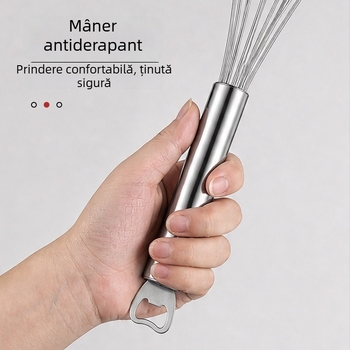 Batător manual de ouă, tel de bucătărie universal, unealtă de bătut ouă, indispensabil în casă