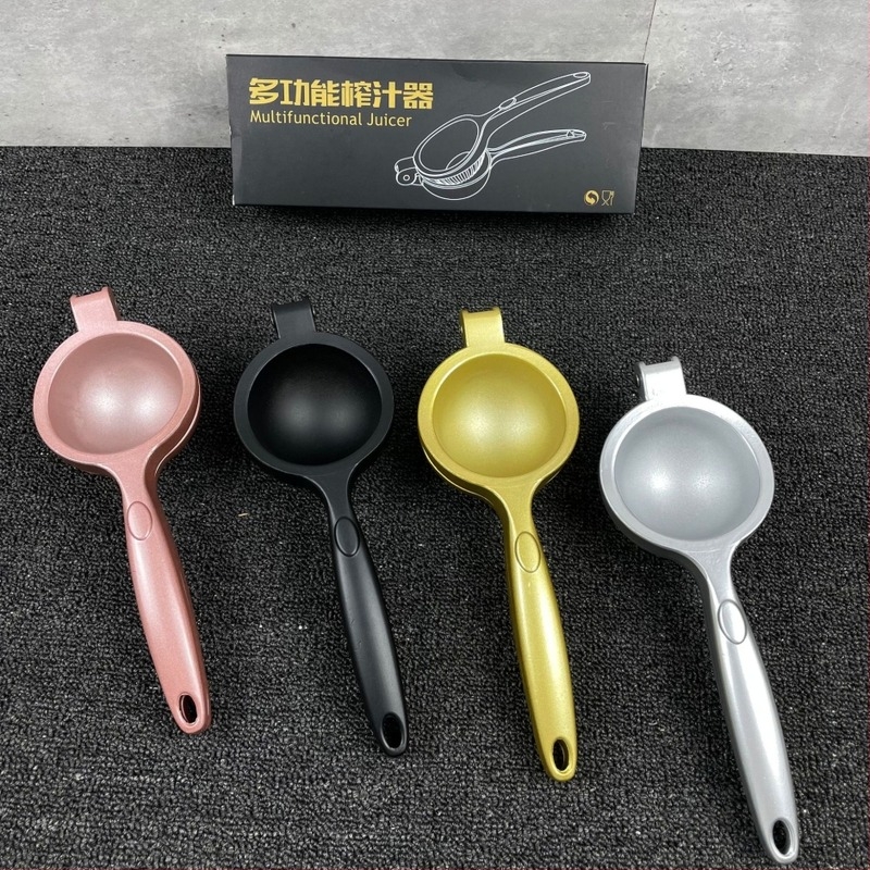 Stoarcător de lămâie din aluminiu, presă de citrice mică pentru uz casnic, storcător de suc de fructe