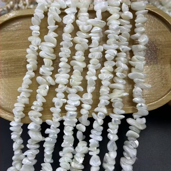 Concha naturală de melc potcoavă, 8–11 mm, distanțiere pentru bijuterii DIY – colier și brățară