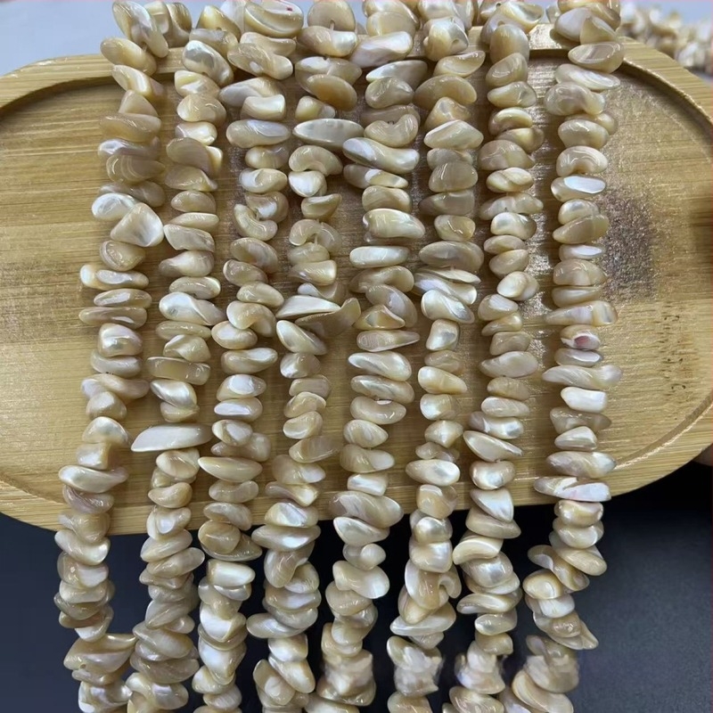 Concha naturală de melc potcoavă, 8–11 mm, distanțiere pentru bijuterii DIY – colier și brățară