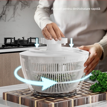 Coș de drenaj multifuncțional pentru fructe și legume, pentru spălare și scurgere