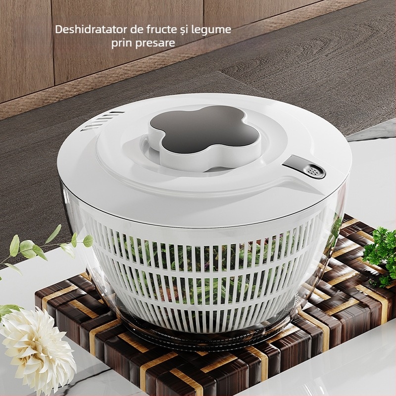 Coș de drenaj multifuncțional pentru fructe și legume, pentru spălare și scurgere