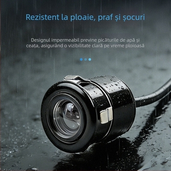 Cameră CCD universală pentru backup auto, în înaltă definiție, vizionare nocturnă, impermeabilă și rezistentă la șocuri