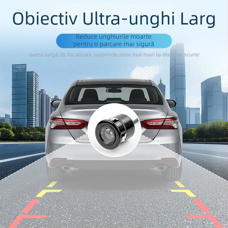 Cameră CCD universală pentru backup auto, în înaltă definiție, vizionare nocturnă, impermeabilă și rezistentă la șocuri
