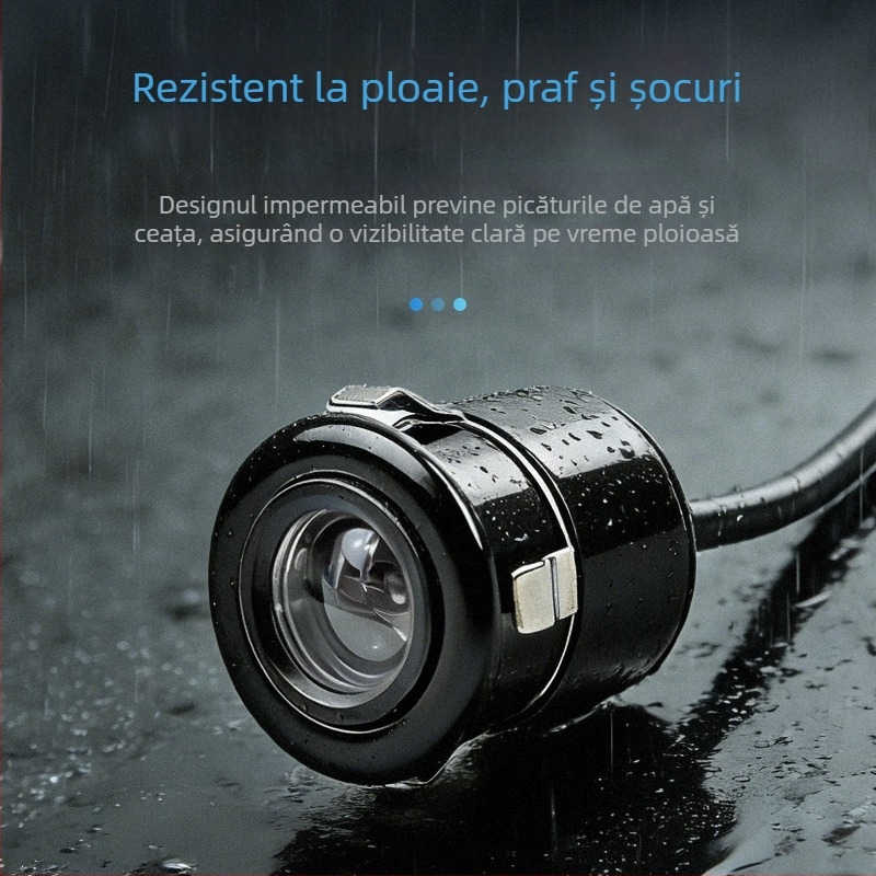 Cameră CCD universală pentru backup auto, în înaltă definiție, vizionare nocturnă, impermeabilă și rezistentă la șocuri
