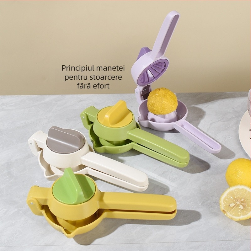 Stoarcător manual de fructe și lămâi, din plastic, pentru bucătărie, utilizare casnică