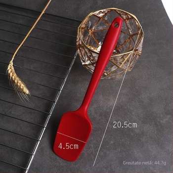Set spatulă din silicon integrat, formă în T, 21 cm și 28 cm, ustensil de copt pentru unt și cremă