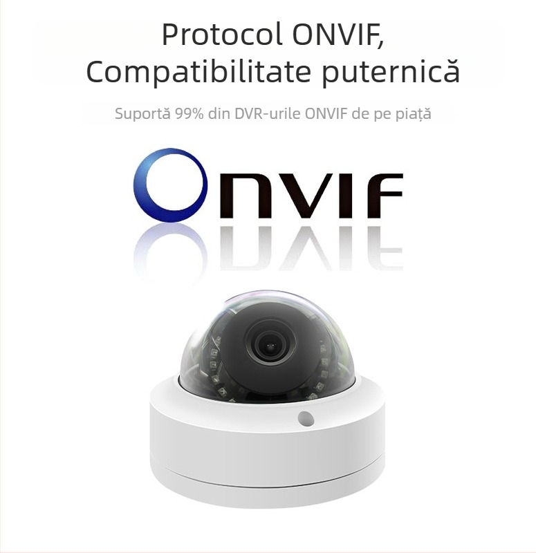 Cameră de supraveghere hemisferică HD interior, 5 MP, rezistentă la explozie, montaj pe plafon, pentru lifturi