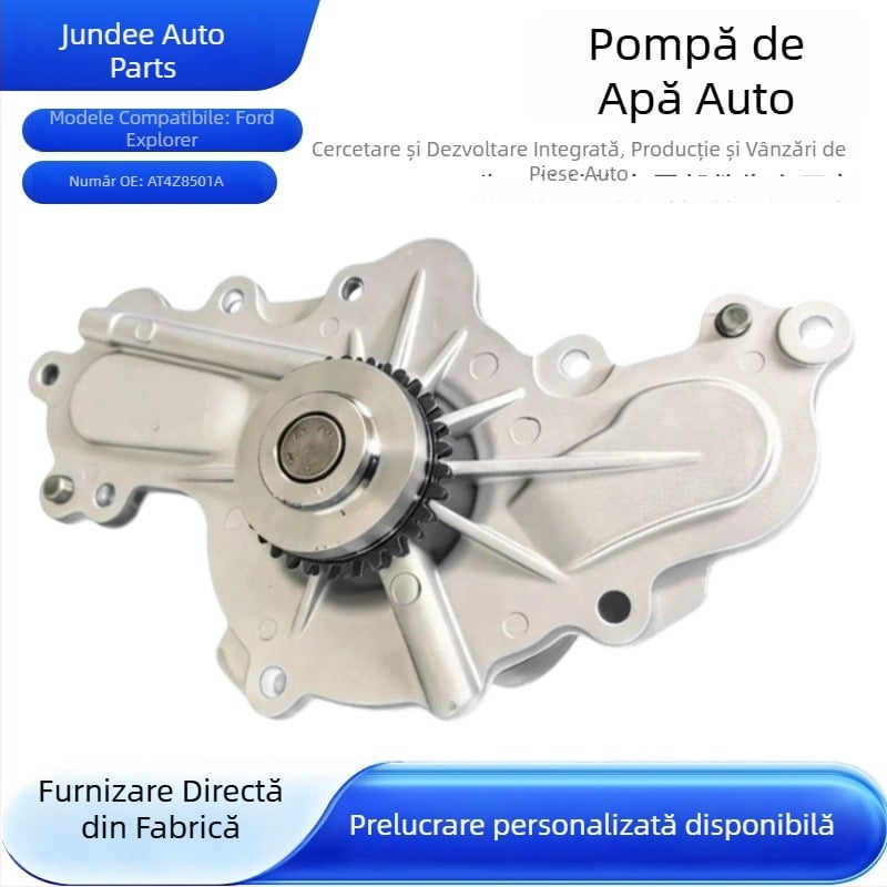 Pompa de apă cu dinți dubli pentru Ford Explorer 3.5, pompă de circulație a răcirii AT4Z8501A