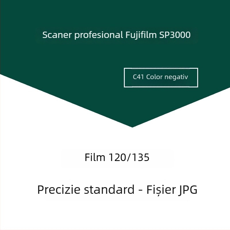 Pachet de dezvoltare și scanare pentru film color negativ 35mm