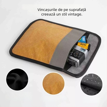 Sac cu protecție anti-radiații X pentru film și aparat foto, protecție împotriva radiațiilor, geantă întunecată, exterior din kraft impermeabil