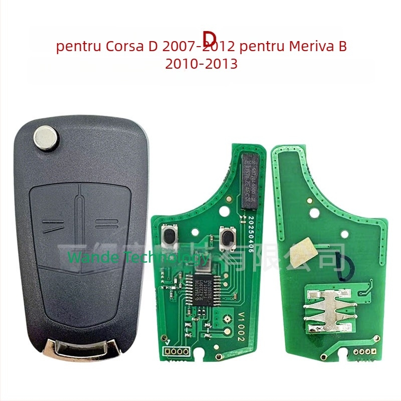Chip ID46 433MHz pentru telecomenzi Opel: Corsa D / Astra H
