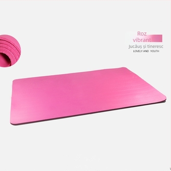 Covor de yoga 200x100 cm, dublu, antiderapant, pentru două persoane, fitness și dans