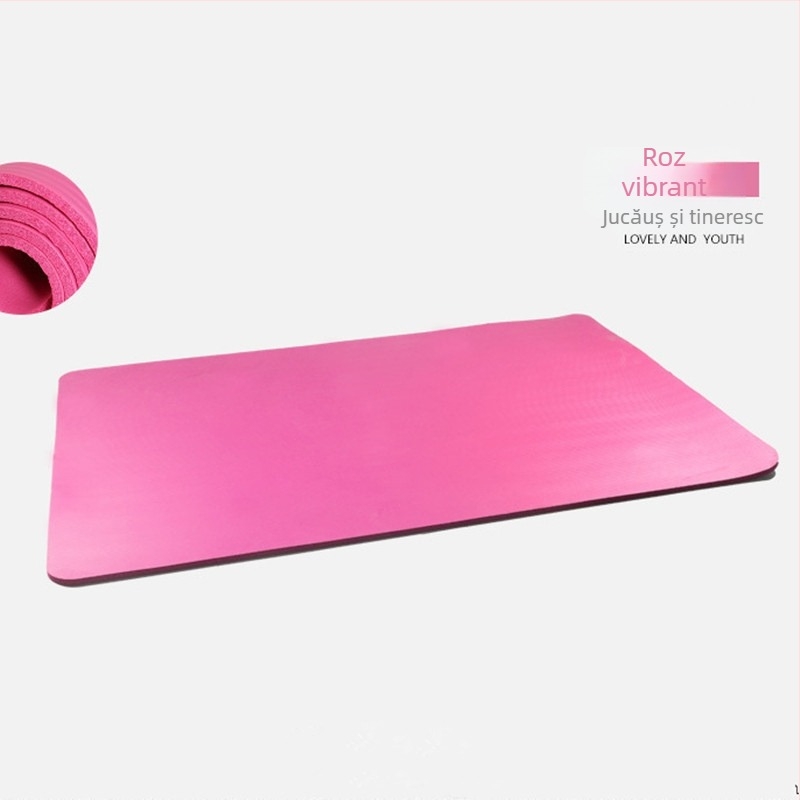 Covor de yoga 200x100 cm, dublu, antiderapant, pentru două persoane, fitness și dans