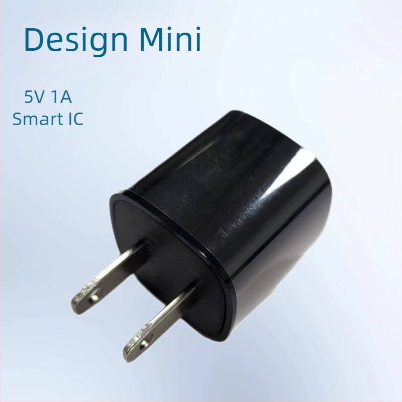 Încărcător USB 5V1A, standard SUA, cu IC inteligent, port USB unic, pentru telefoane, tablete, călătorii și aparate de uz casnic