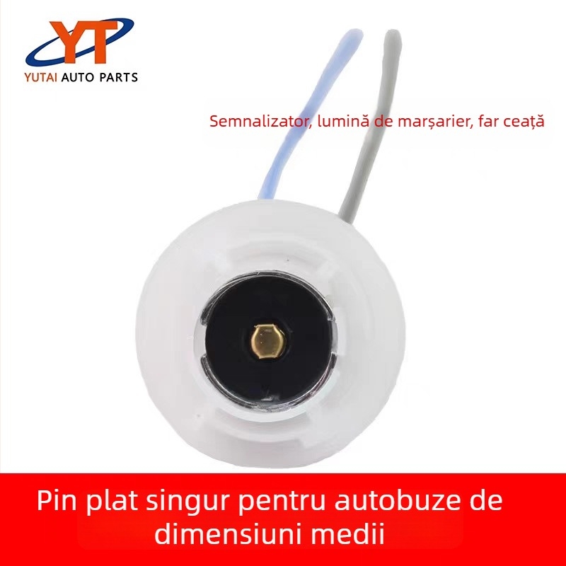 Microbuz 1141 conector cu pin plat pentru semnalizare cu fir unic, suport lampă de frână; 1176 pin plat cu fir dublu; 1016 înalt-jos
