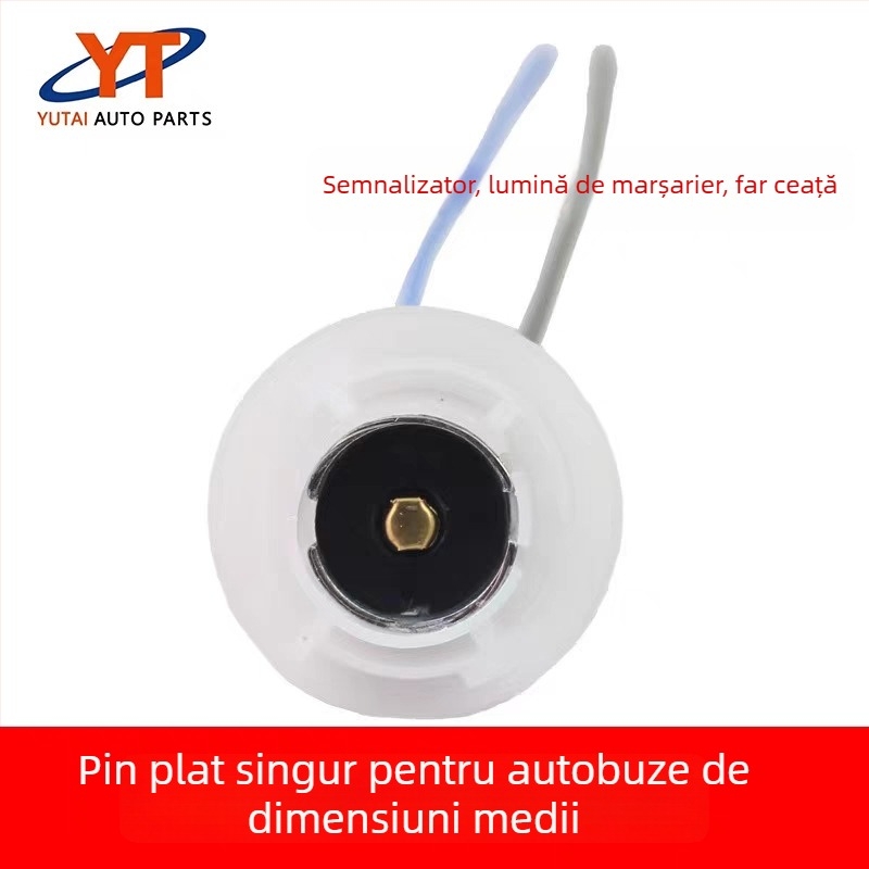 Microbuz 1141 conector cu pin plat pentru semnalizare cu fir unic, suport lampă de frână; 1176 pin plat cu fir dublu; 1016 înalt-jos