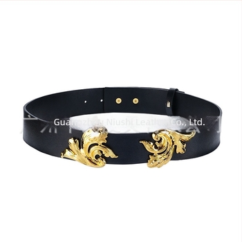 Curea de talie din piele naturală cu închidere snap, pentru paltoane și rochii, elegantă și personalizabilă