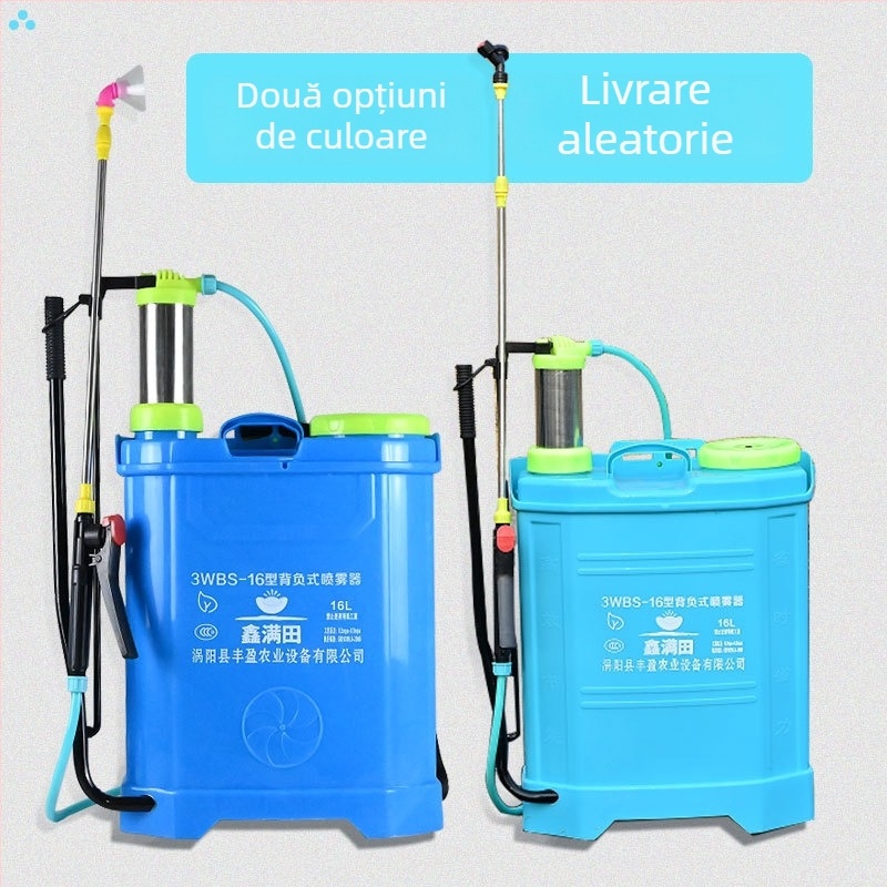 Pulverizator de spate manual, 16–20 L, pentru protecția plantelor în agricultură