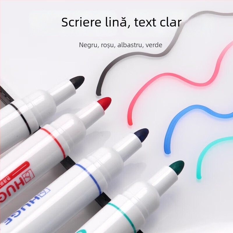 Zhibao Premium Radieră magnetică pentru tablă albă și radieră pentru tablă de cretă, cu set creativ de pixuri