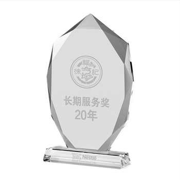 Troféu de cristal creativ cu gest de deget mare ridicat pentru baschet și fotbal — Premiu pentru angajatul remarcabil la întâlnirea anuală a companiei