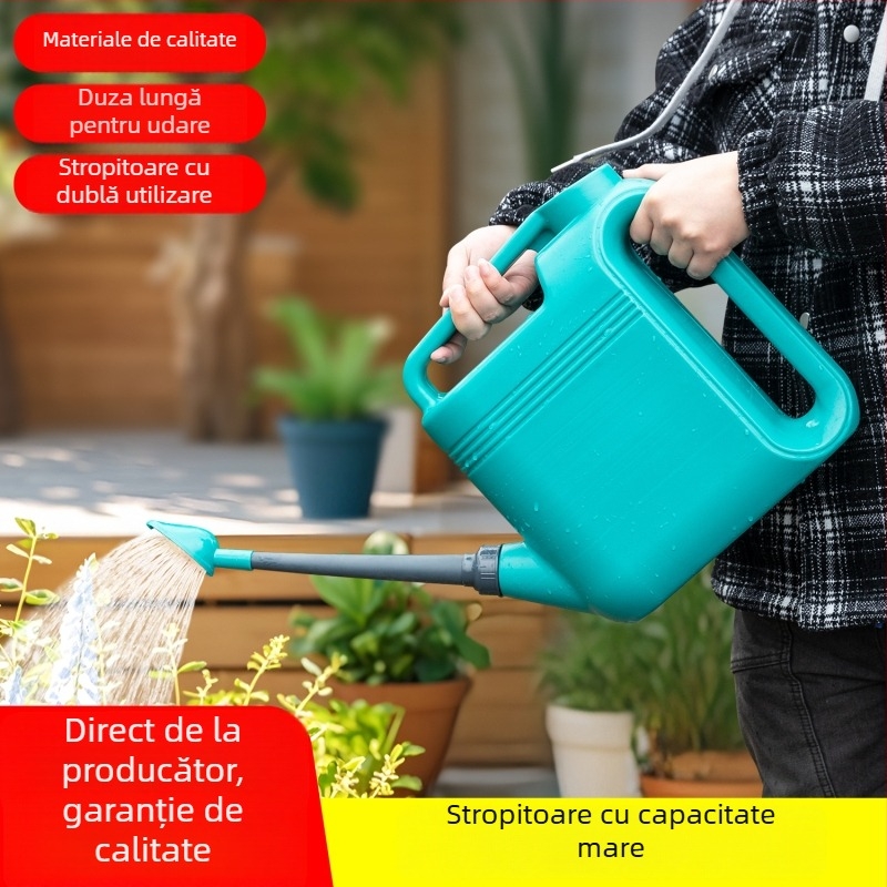 Stropitor 5L pentru grădină acasă, cu cioc lung, ideal pentru legume și flori, pulverizator