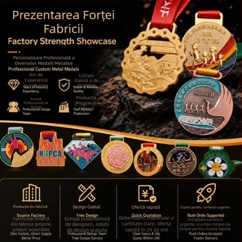 Medalie metalică personalizată pentru maraton, cu gravură – plăcuță comemorativă