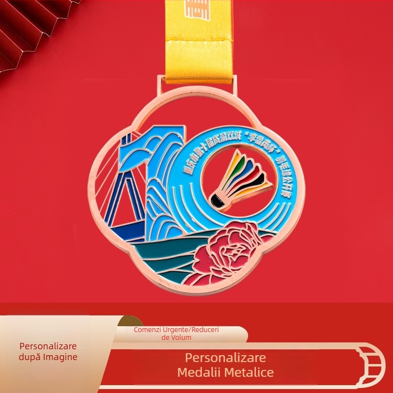 Medalii metalice personalizate pentru maratoane, evenimente sportive, drumeții și alpinism – medalii comemorative creative