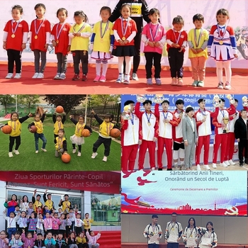 Medalie metalică de uz general pentru evenimente sportive, logo personalizabil, aliaj de zinc, 6,5 cm, ideal pentru premii școlare și activități pentru copii