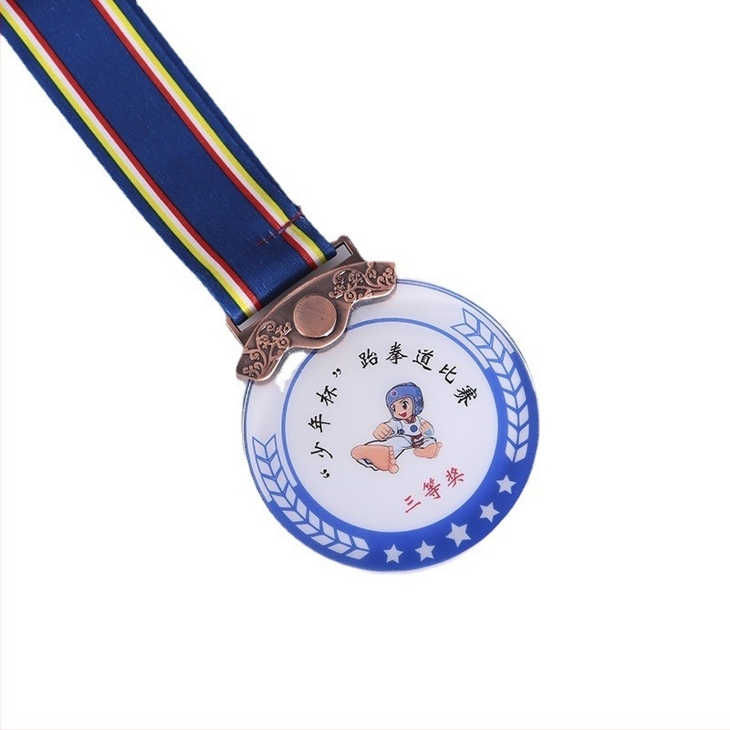 Medalie de cristal pentru maratonul de baschet, premiu de echipă pentru evenimente sportive pentru copii, medalie metalică personalizabilă