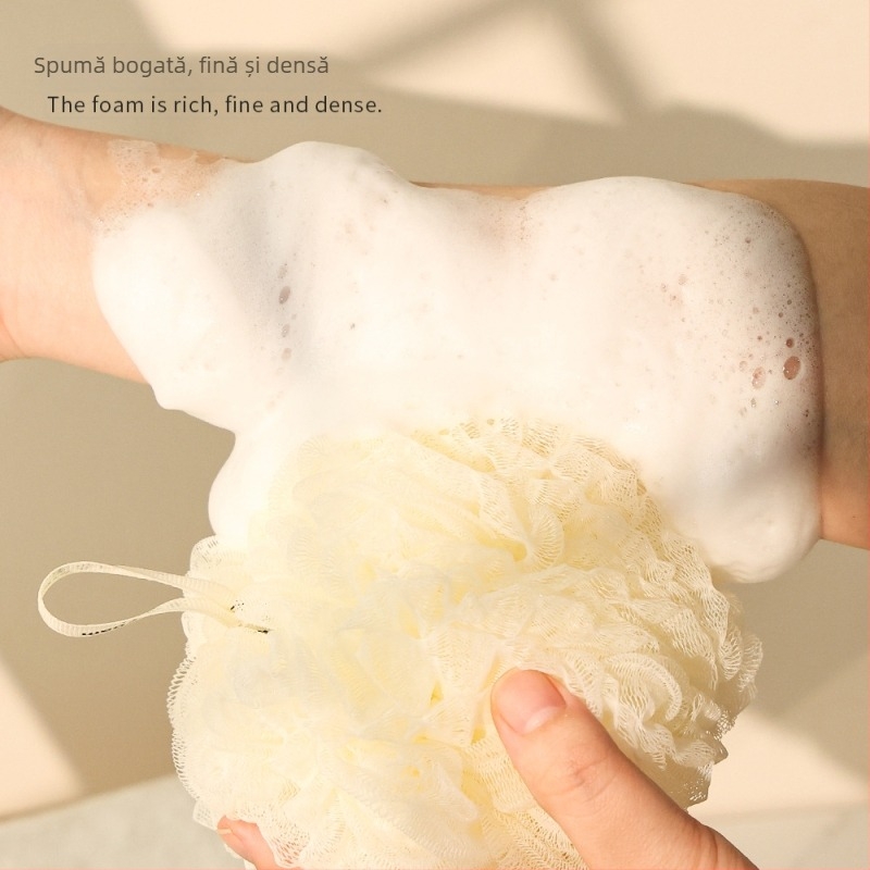 Floare de baie cu alge marine, stil japonez, durabilă, nu se descompune, 60 g, spumă moale pentru baie
