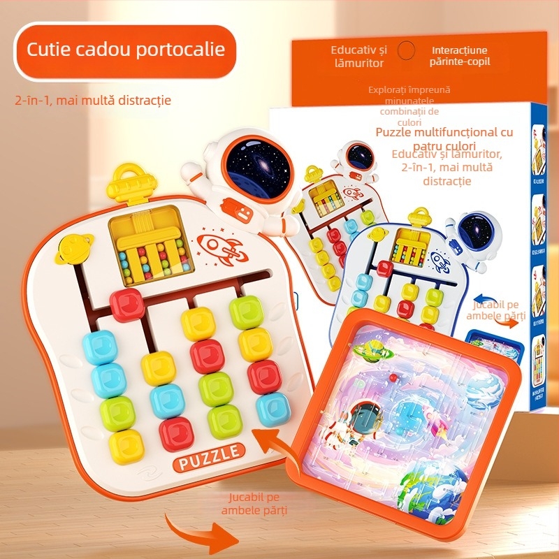Șah cu patru culori pentru copii — Joc educațional de societate pentru recunoașterea culorilor și gândire logică (4–6 ani)
