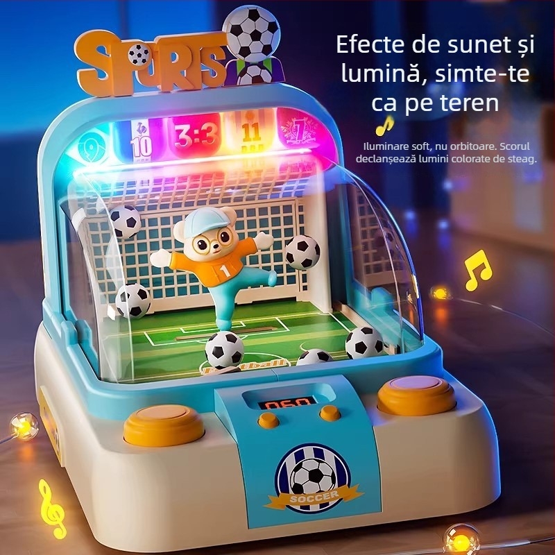 Joc de fotbal de masă pentru copii, joc educativ pentru doi jucători, interacțiune părinte-copil, cadou de zi de naștere