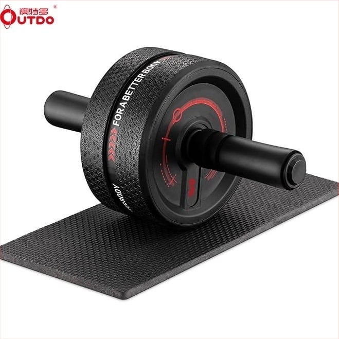 Autedo Rulou abdominal – Echipament de fitness pentru mușchii abdominali, model YC-JFL10, 31×16.5×16.5 cm, greutate 0.6–0.85 kg