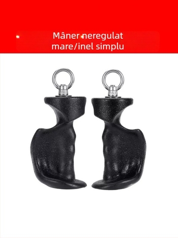 Antrenor de priză cu mâner ergonomic și inel dublu și inel simplu pentru extinderea pieptului și exerciții de ramat