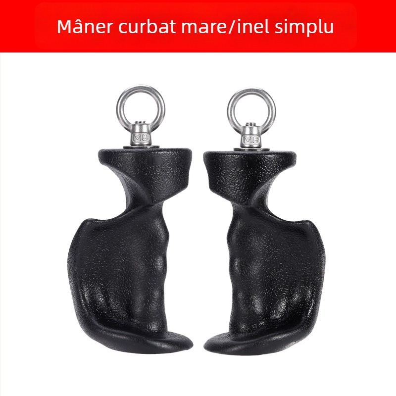 Antrenor de priză cu mâner ergonomic și inel dublu și inel simplu pentru extinderea pieptului și exerciții de ramat