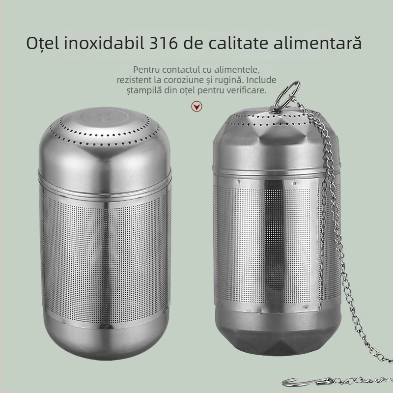 Filtru de ceai din oțel inoxidabil SUS304 pentru ceainic