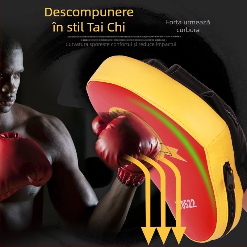 Țintă arcuită din piele pentru box și taekwondo – țintă pentru mână și picior