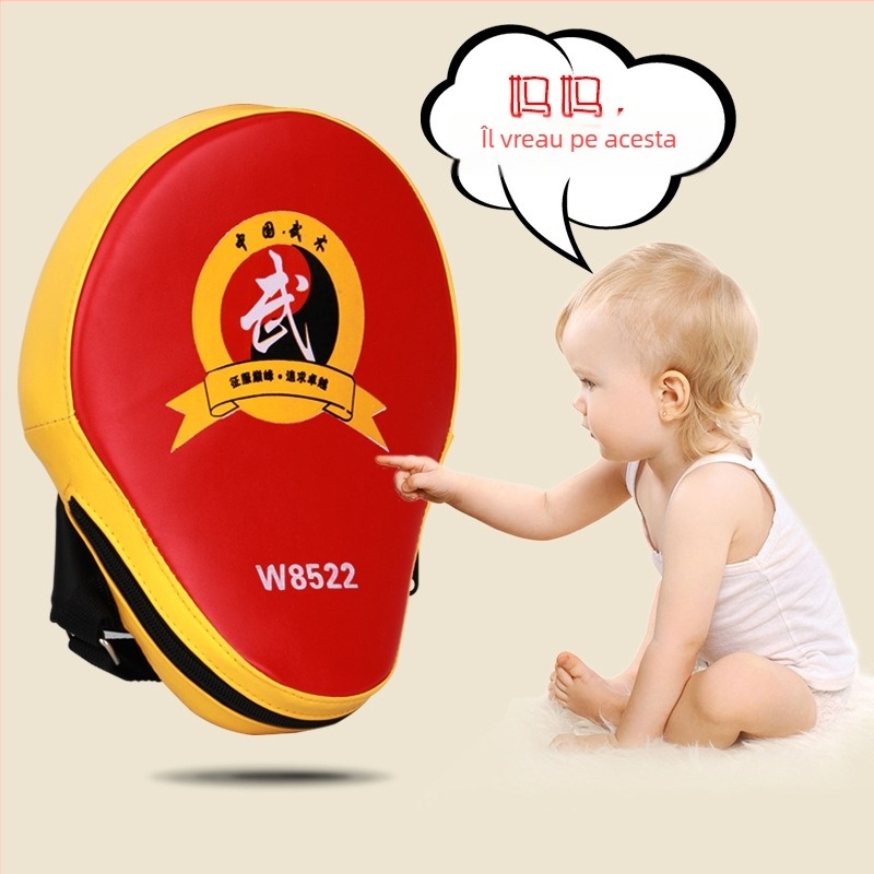 Țintă arcuită din piele pentru box și taekwondo – țintă pentru mână și picior