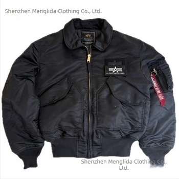 Geacă de pilot pentru bărbați Alpha Martin, rever clasic, iarnă groasă, stil casual, Model 25