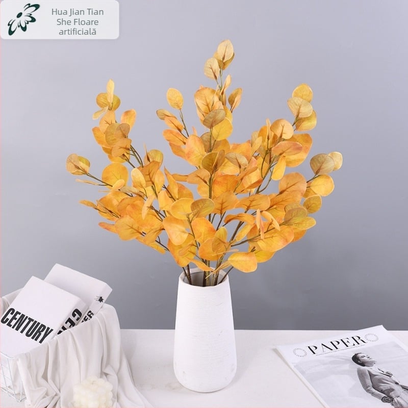 Plante artificiale cu eucaliptus și frunze decorative pentru decor de casă, nunți și recuzită pentru ședințe foto
