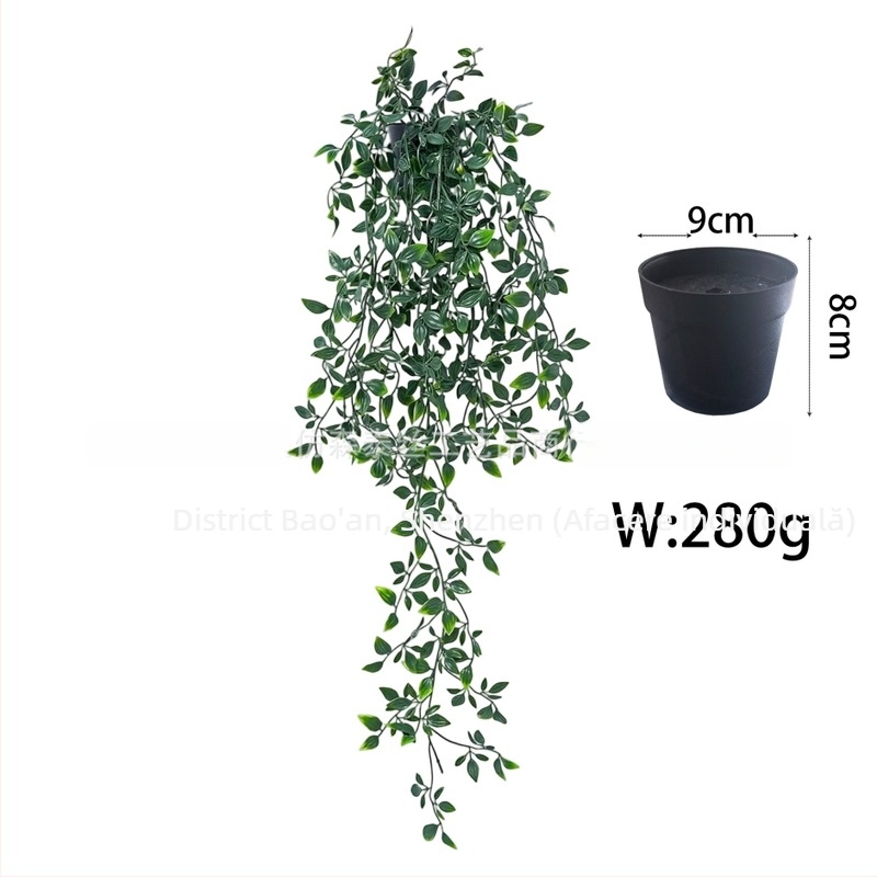 Plantă agățată artificială cu frunze de eucalipt, decor pentru interior și exterior