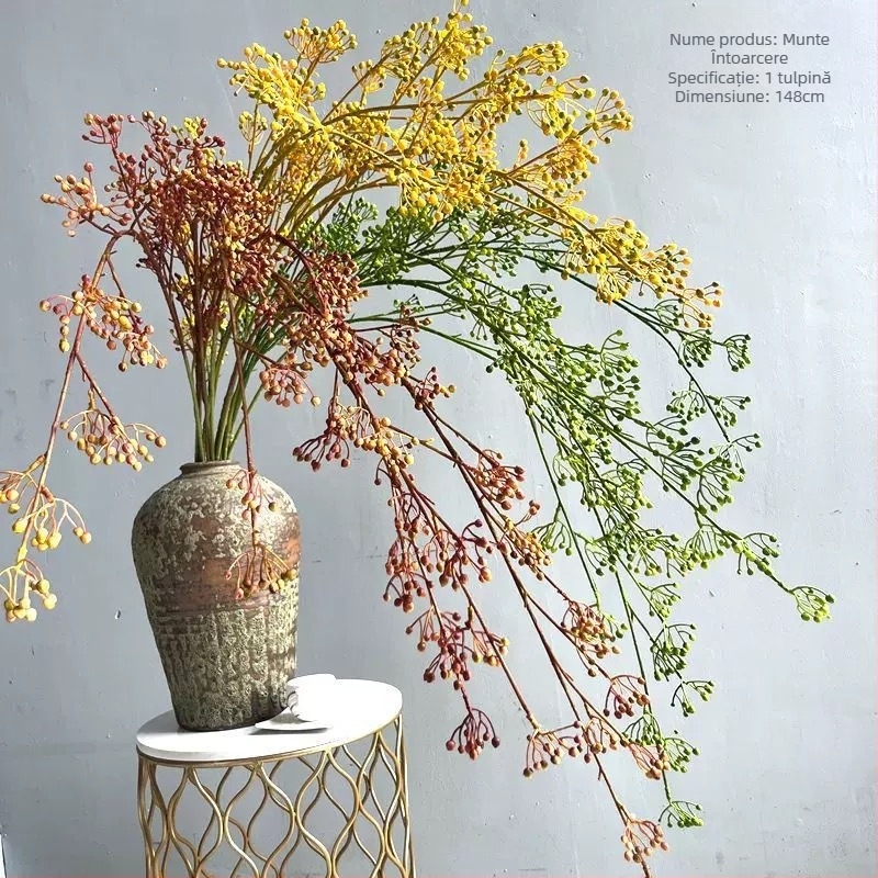 Nouă plantă artificială de verdeață pentru decor de nunți, decor de casă și accesorii de fotografie
