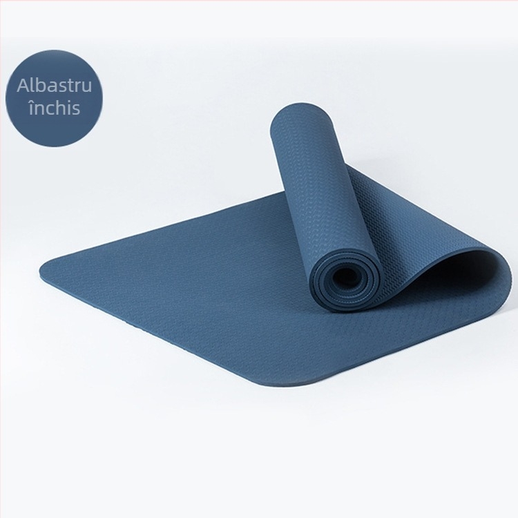Covor de yoga pentru uz casnic, îngroșat, mai lat și mai lung, antiderapant, izolare fonică și amortizare a șocurilor.