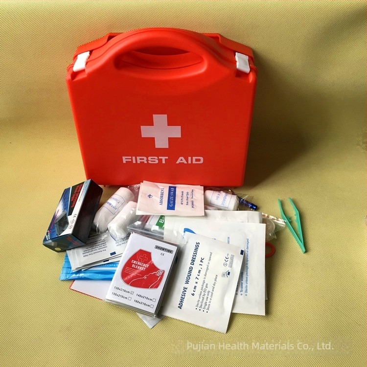 Kit plastic de prim ajutor pentru casă și școală – cutie de depozitare pentru urgențe medicale în familie