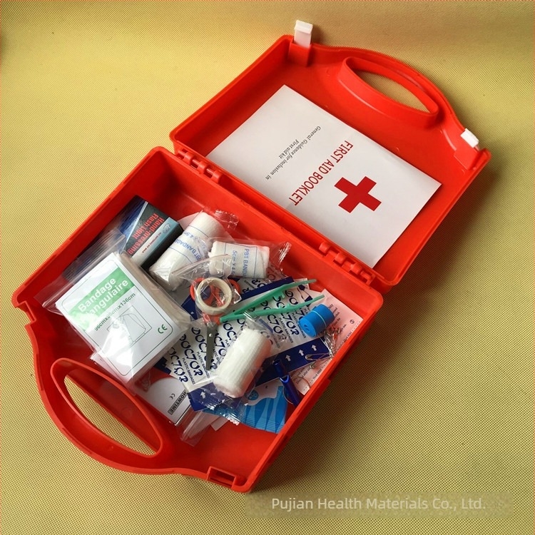 Kit plastic de prim ajutor pentru casă și școală – cutie de depozitare pentru urgențe medicale în familie