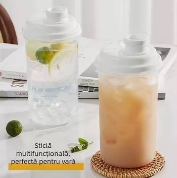 Ceașcă compactă pentru cold brew cu sigiliu — recipient de călătorie pentru cafea și suc, recipient alimentar sigilat, borcănel pentru condimente