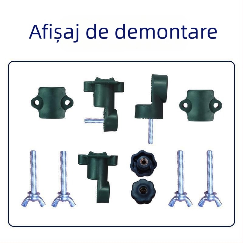 Set multifuncțional pentru pescuit cu umbrelă, scaun, conector universal, suport pentru undițe și tavă pentru momeli